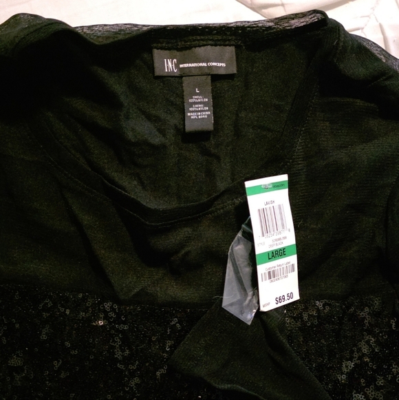 INC Womens Sequence Top Size L - Picture 5 of 5